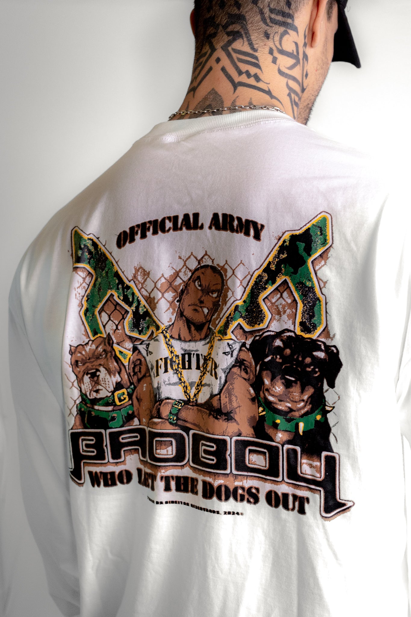 Camiseta Oversized Manga Longa Bad Boy - OFFICAL ARMY