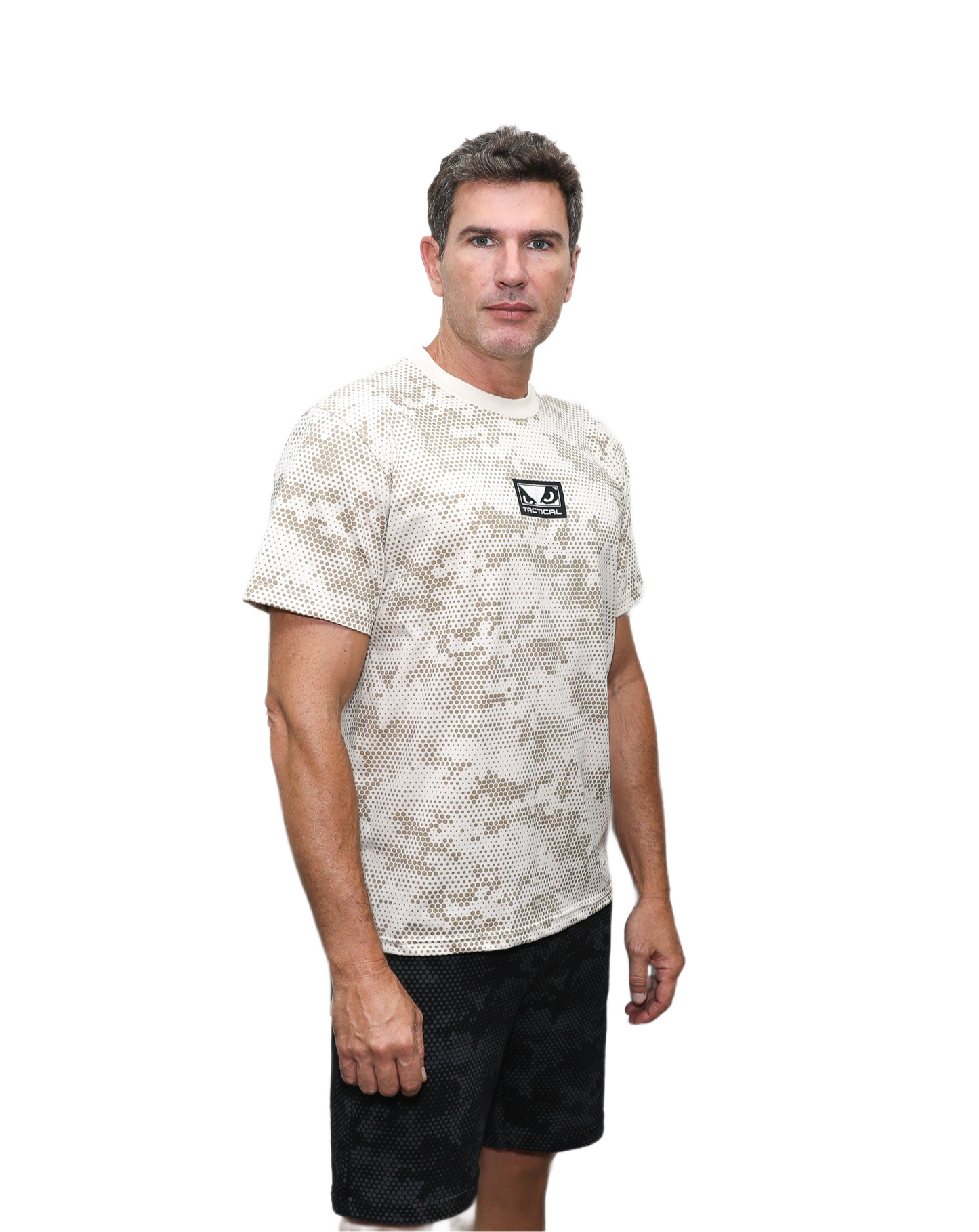 Camiseta Bad Boy Camo Cor Bege