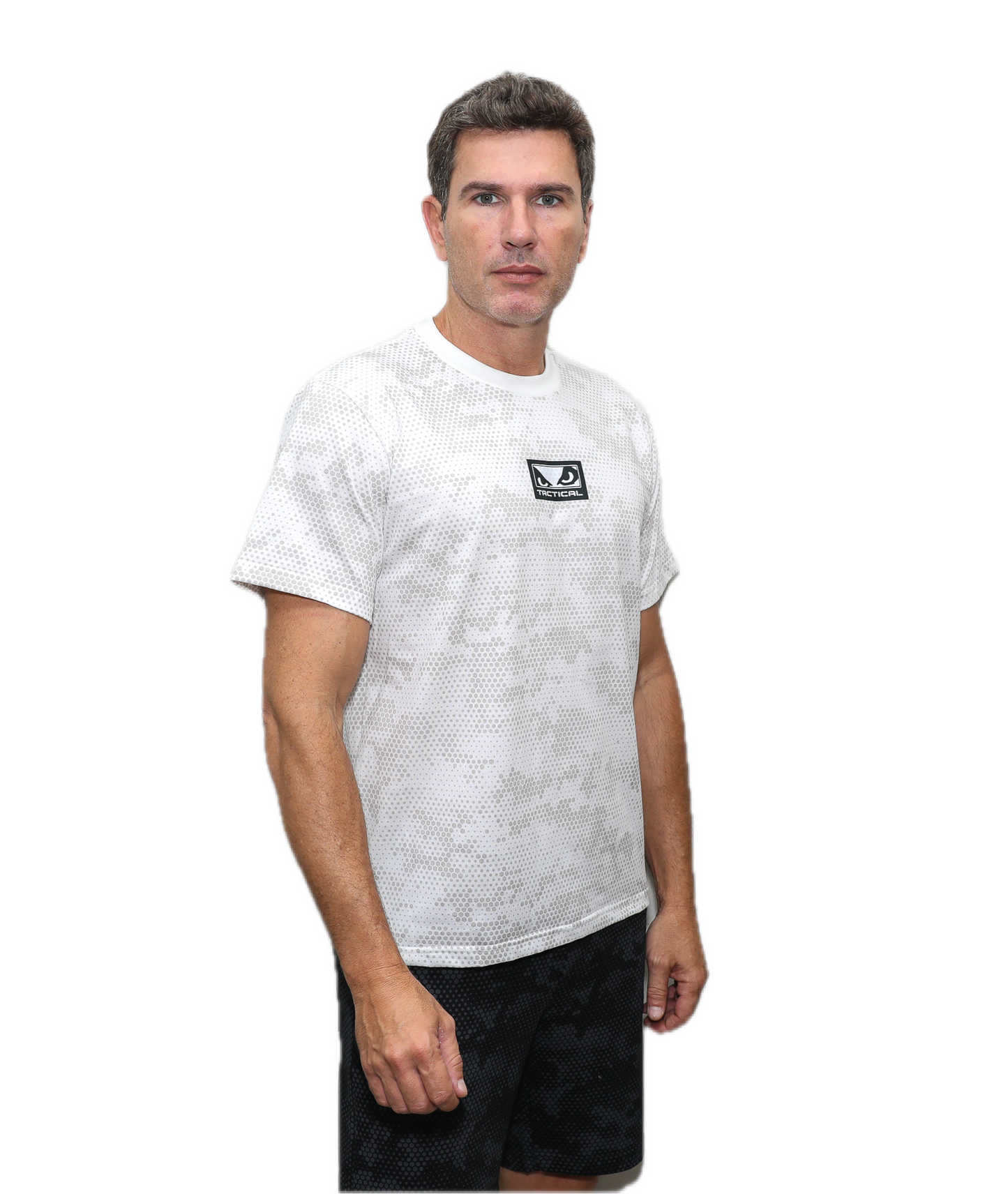 Camiseta Bad Boy Camo Cor Off White