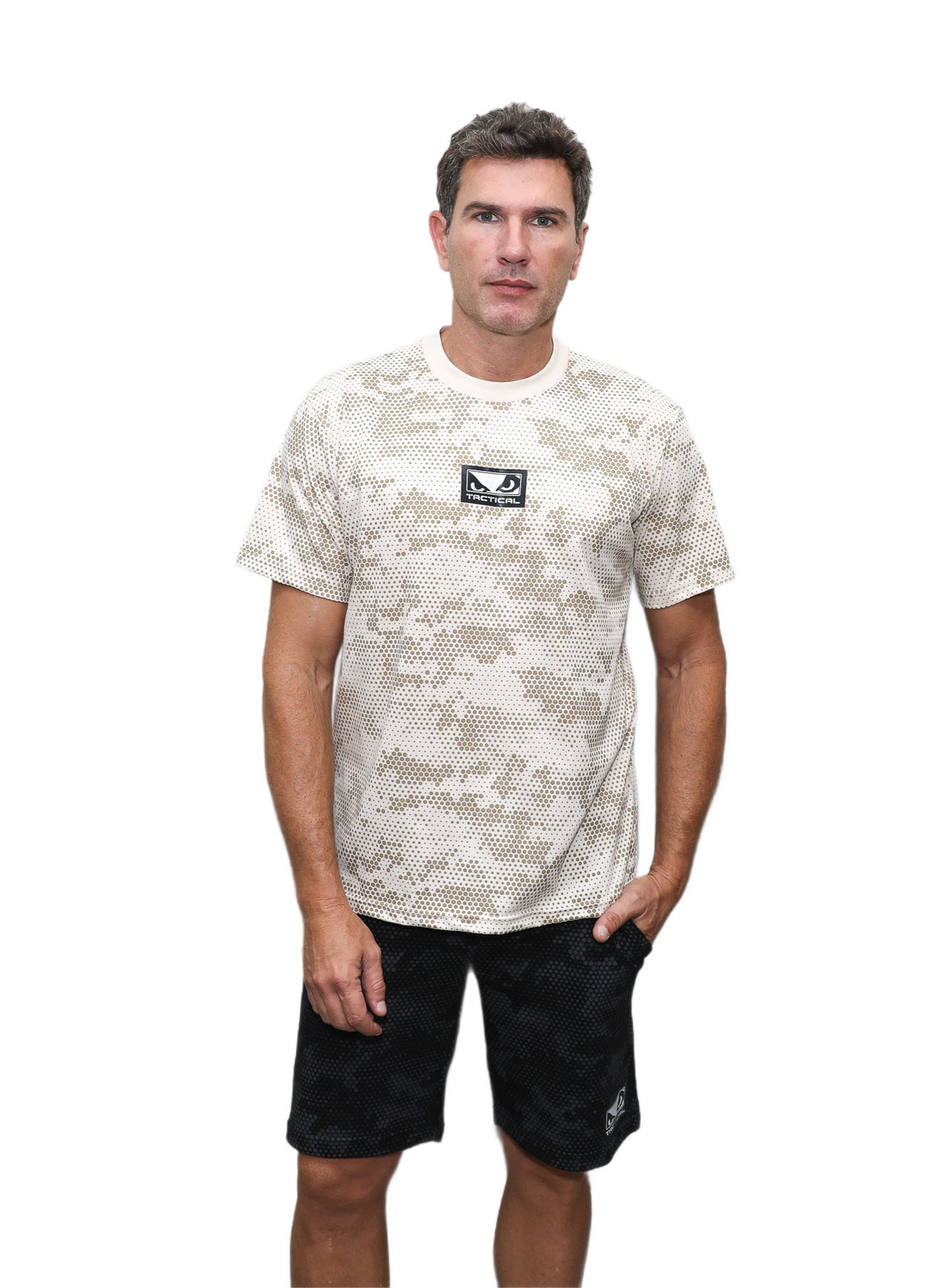Camiseta Bad Boy Camo Cor Bege