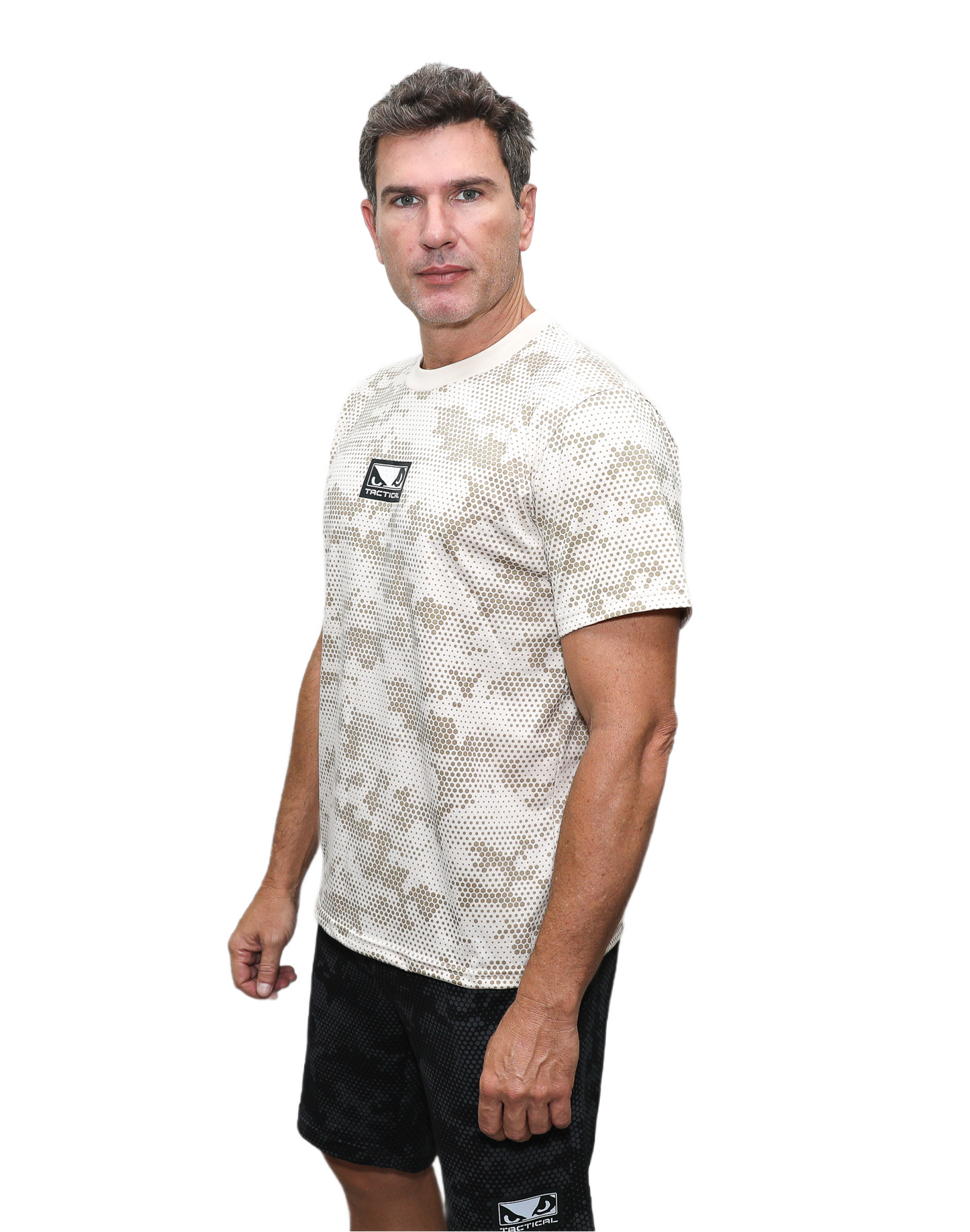 Camiseta Bad Boy Camo Cor Bege