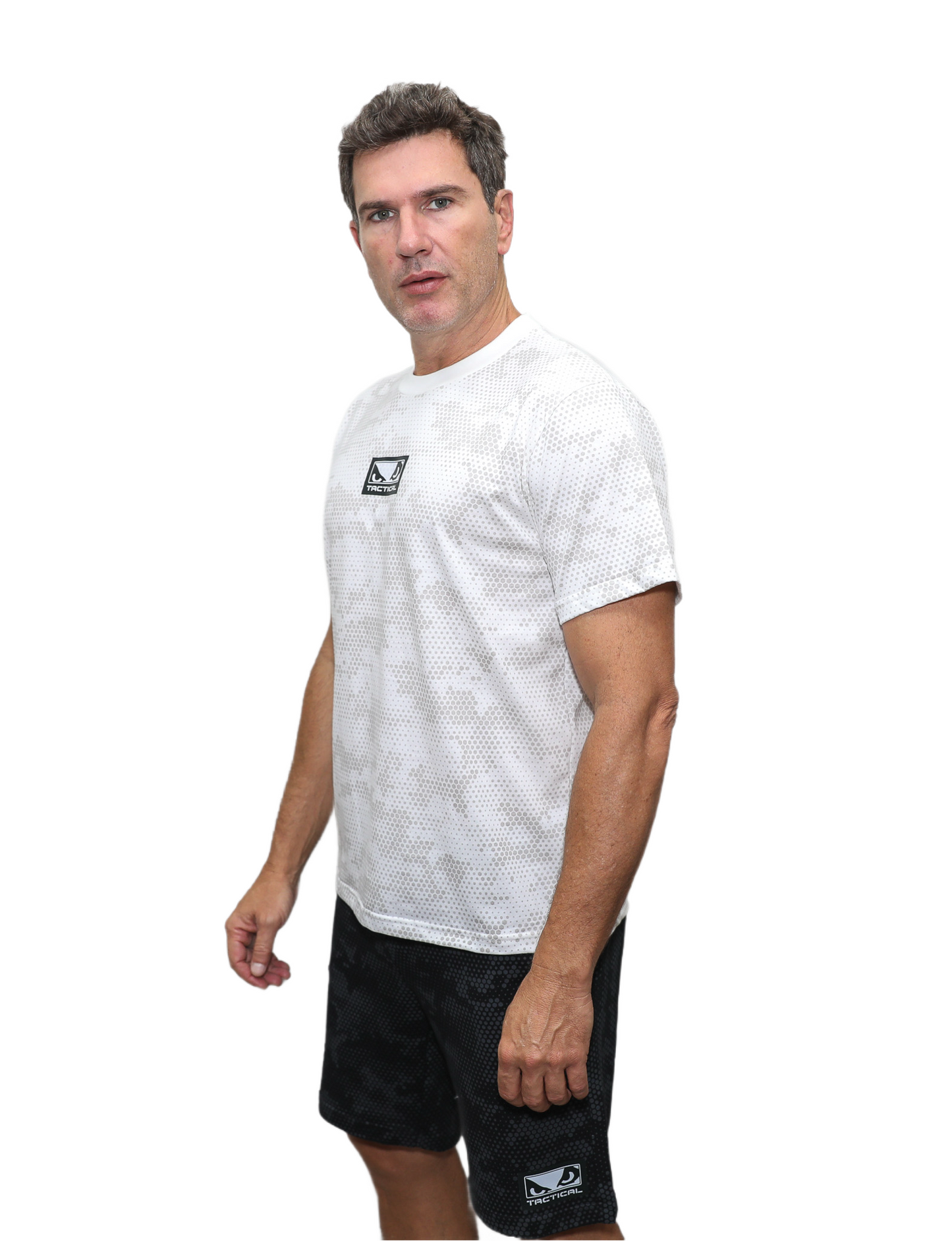 Camiseta Bad Boy Camo Cor Off White