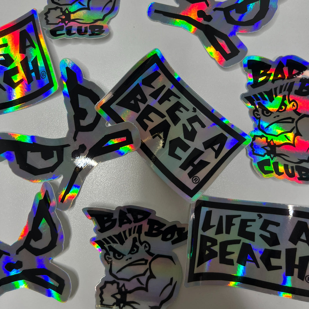 Cabana Magazine Adesivo Vinilico Bad Boy Club Anni '90 Per Auto, Furgoni E Surf - Stile California Beach Sticker Anni 90 Per Auto - Foto 4