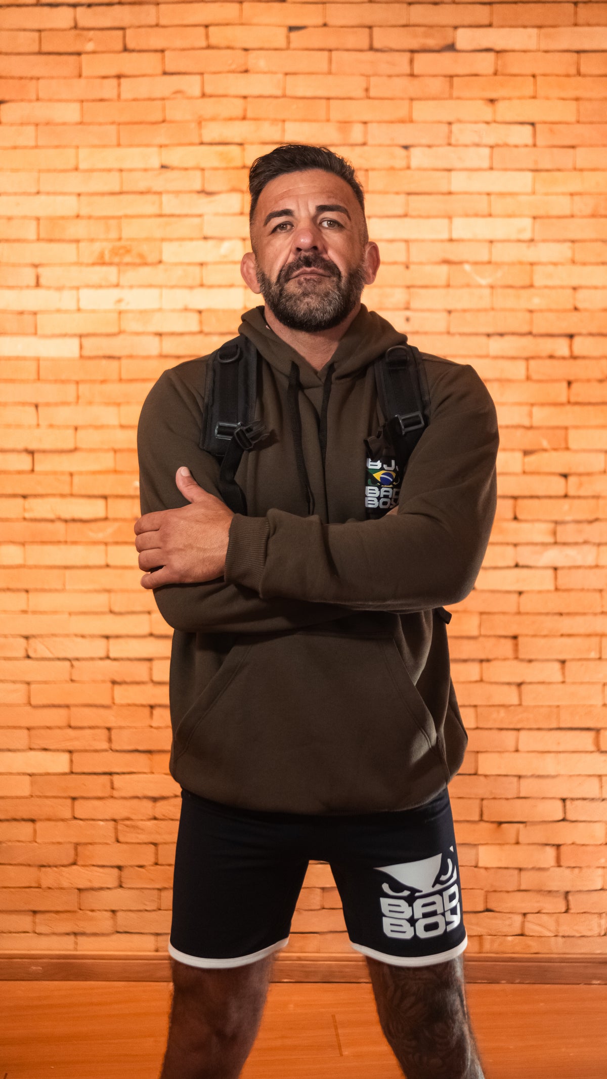 Moletom Bad Boy BJJ Marrom