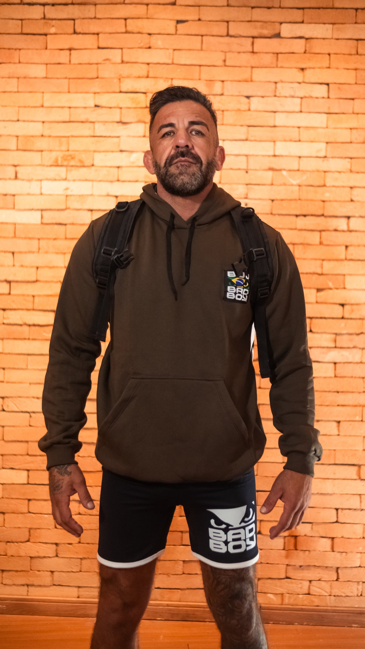 Moletom Bad Boy BJJ Marrom