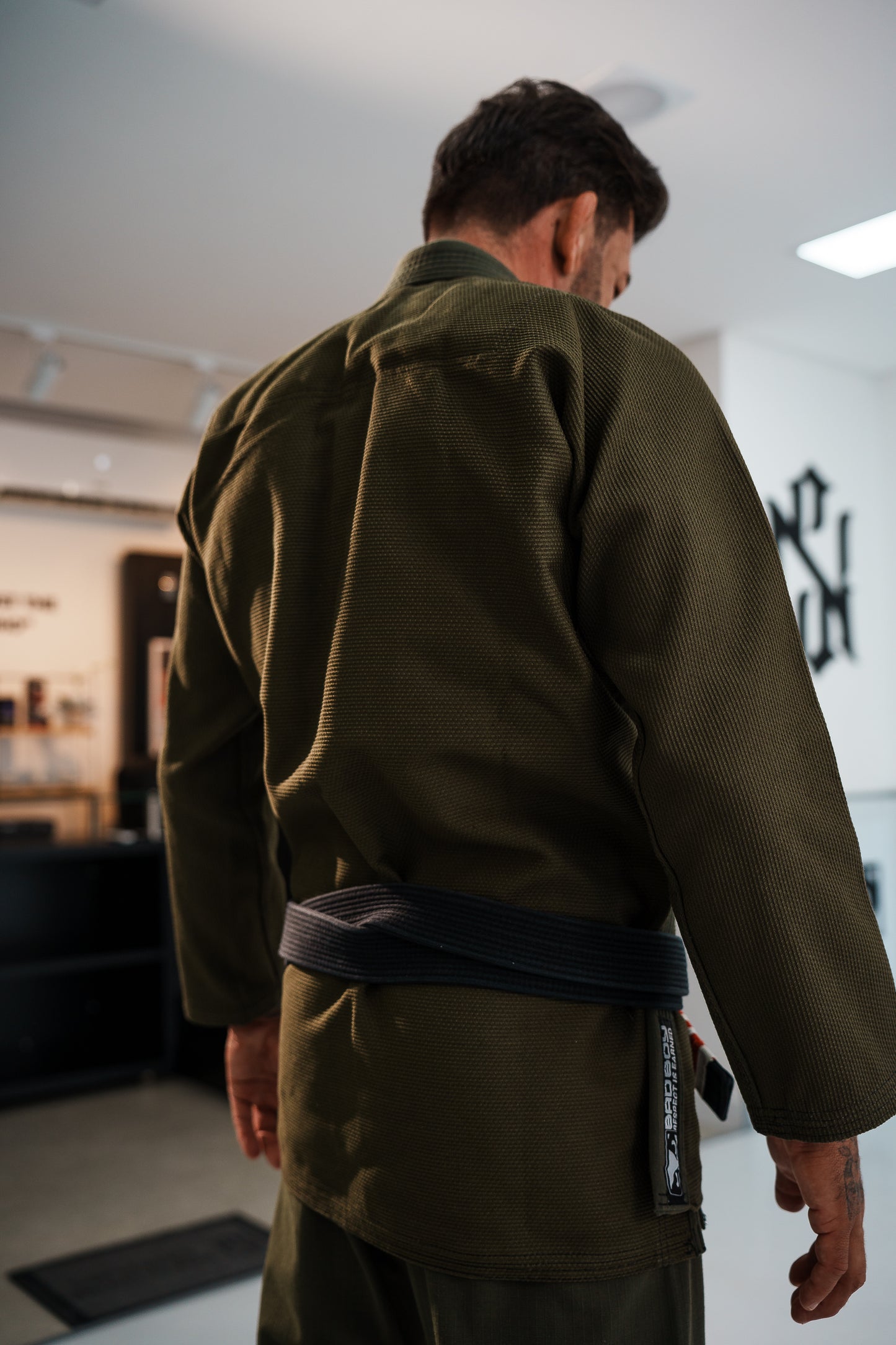 Edição Limitada Kimono Bad Boy 'El Face' Verde Militar