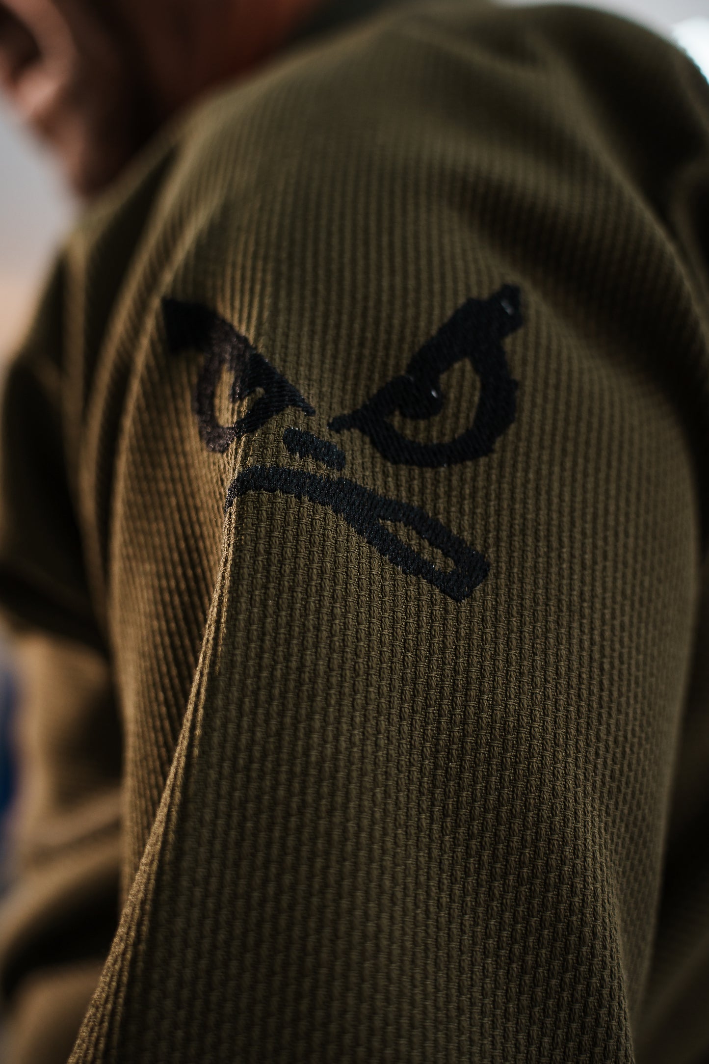 Edição Limitada Kimono Bad Boy 'El Face' Verde Militar