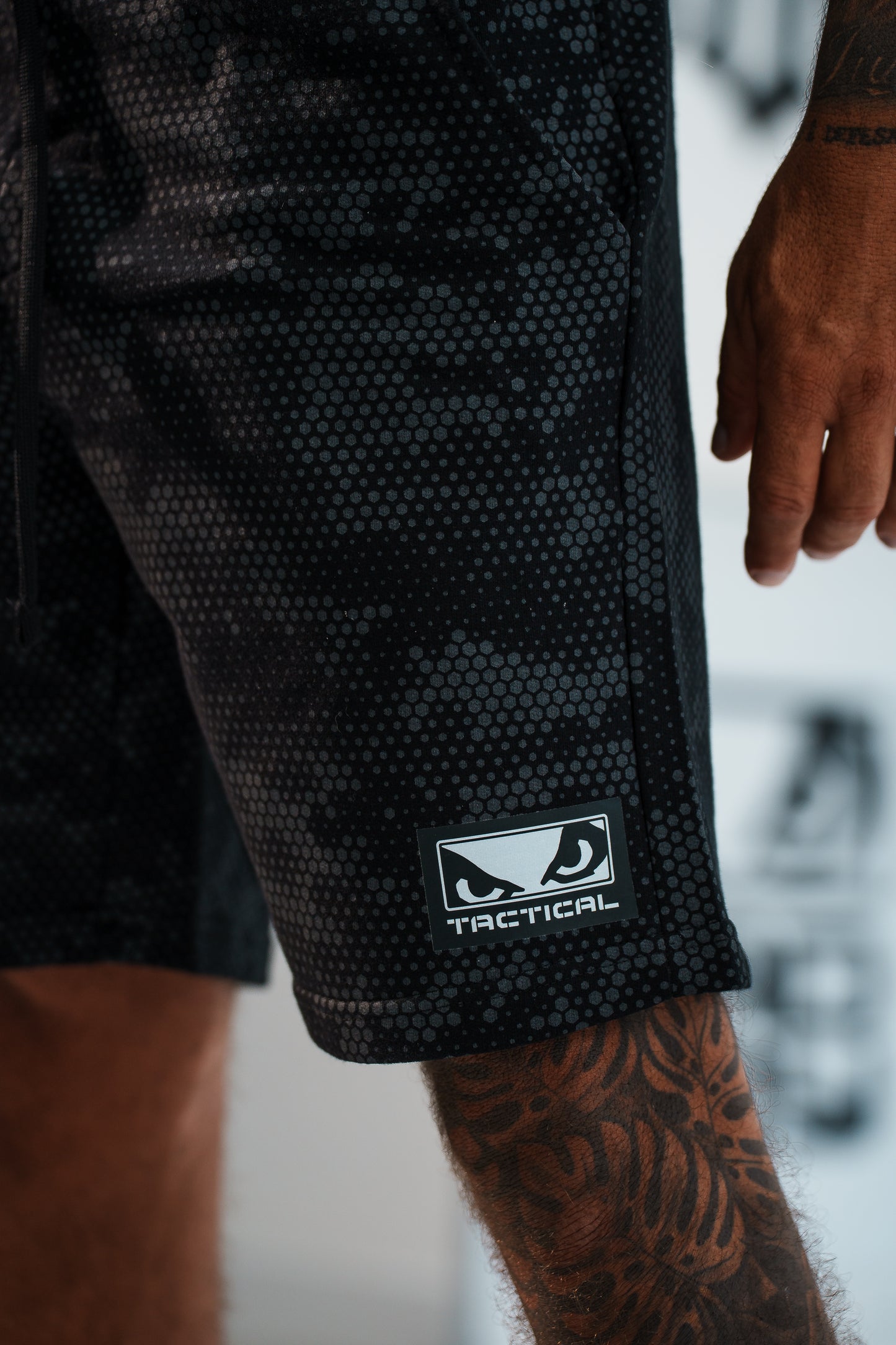Bermuda Bad Boy Tactical Camo Cor Preto
