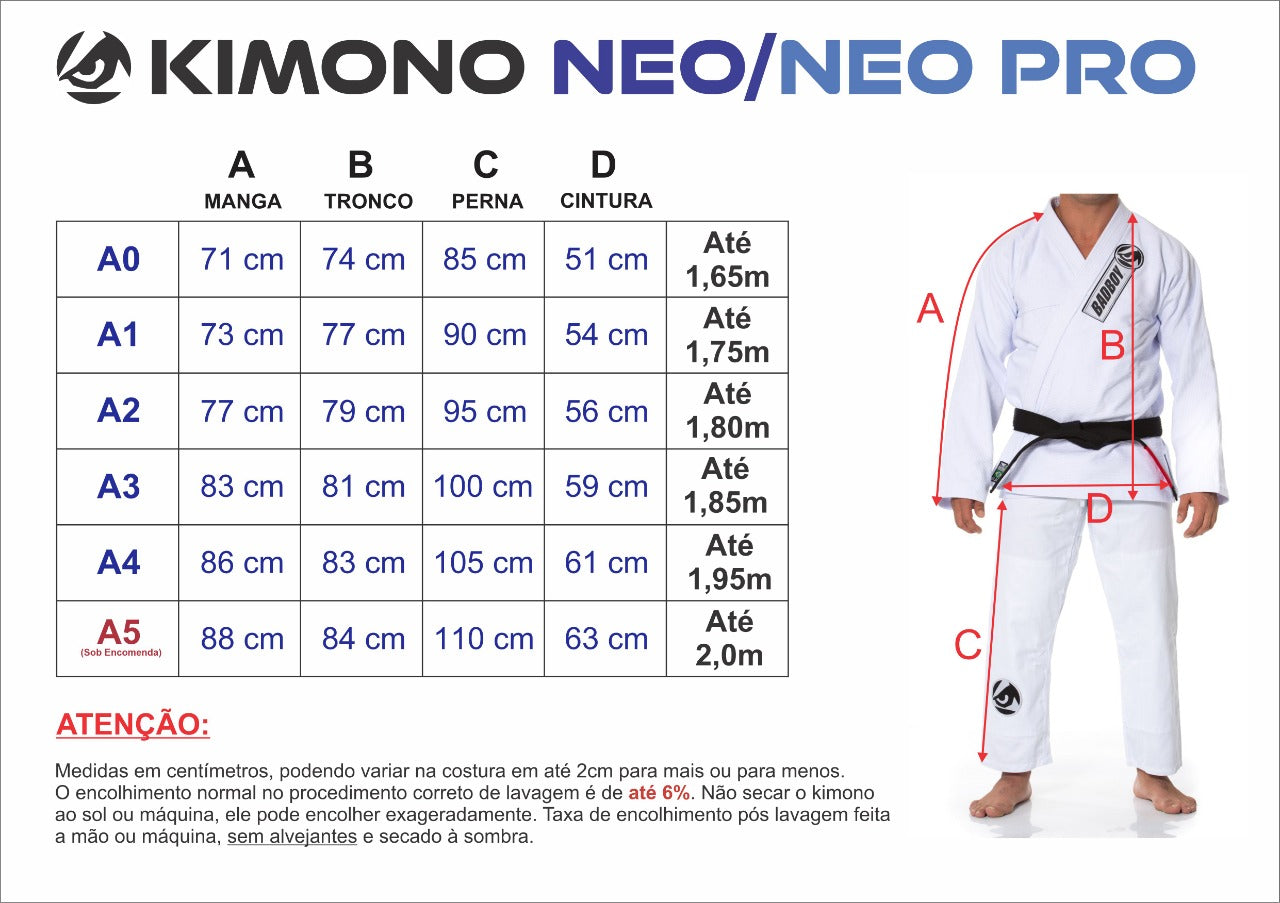 Kimono Bad Boy Neo Preto
