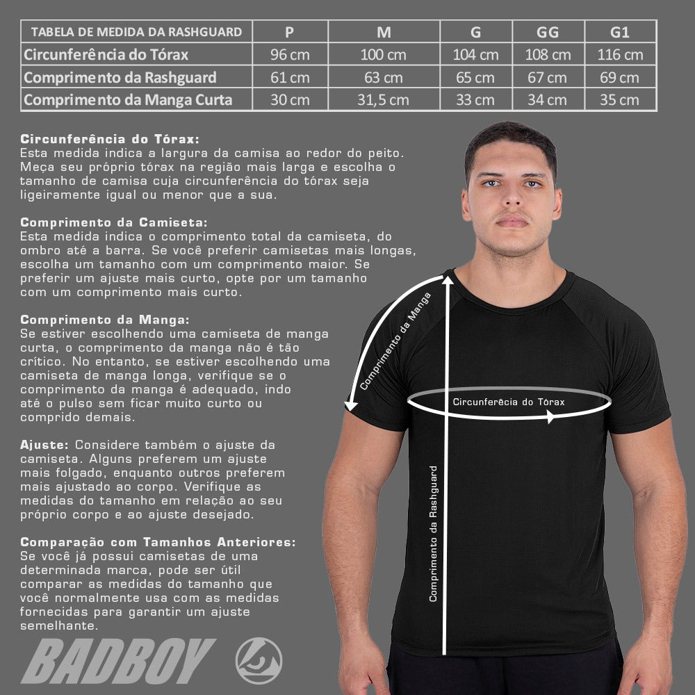 Camiseta Sport Bad Boy BJJ Aerodry UV 50+