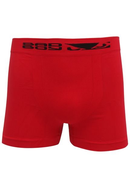 Cueca Boxer Sem Costura Vermelha