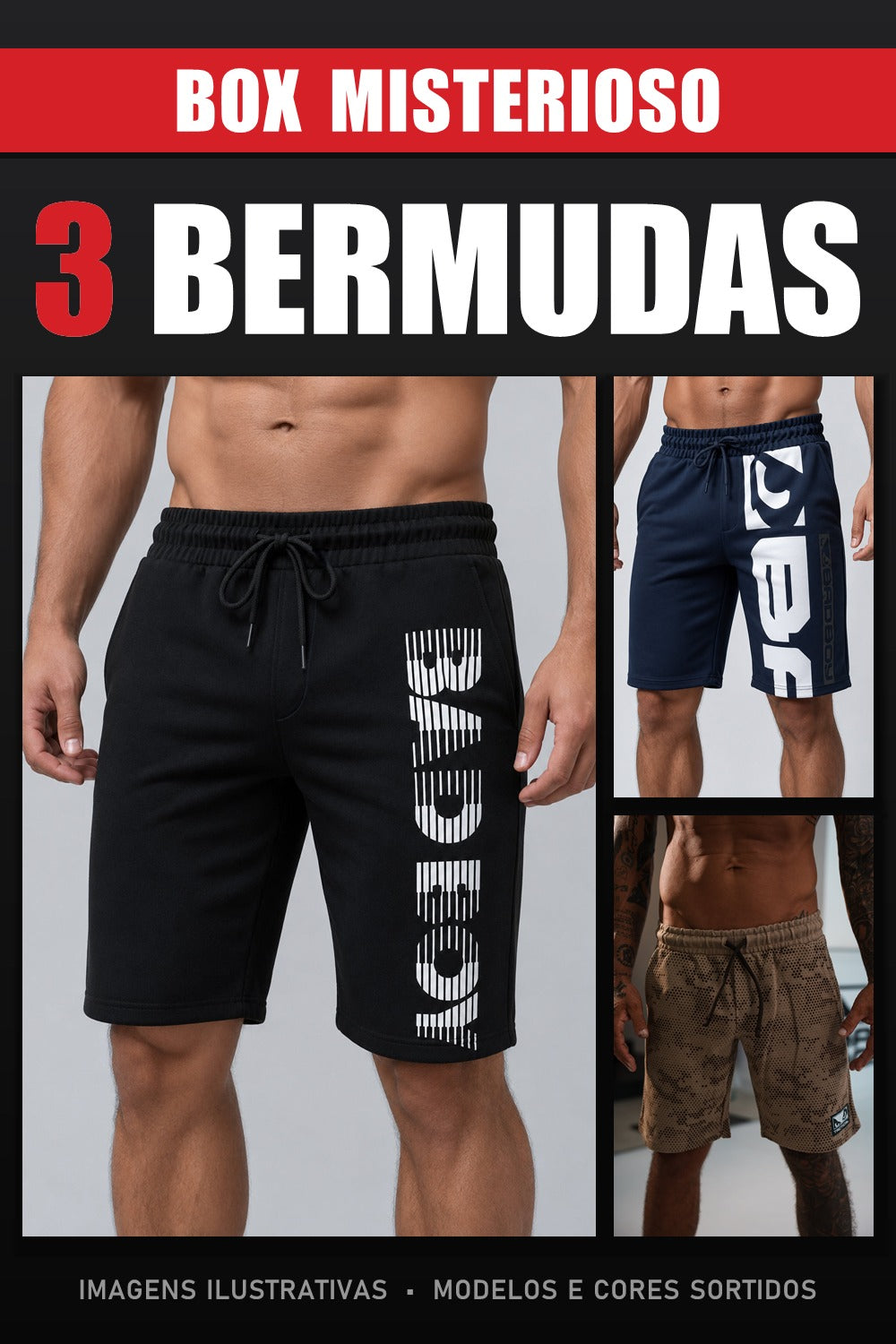 Box Misterioso Bad Boy 3 Bermudas