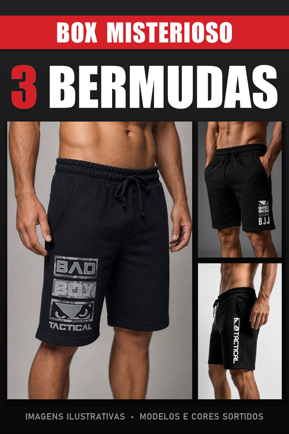 Box Misterioso Bad Boy 3 Bermudas