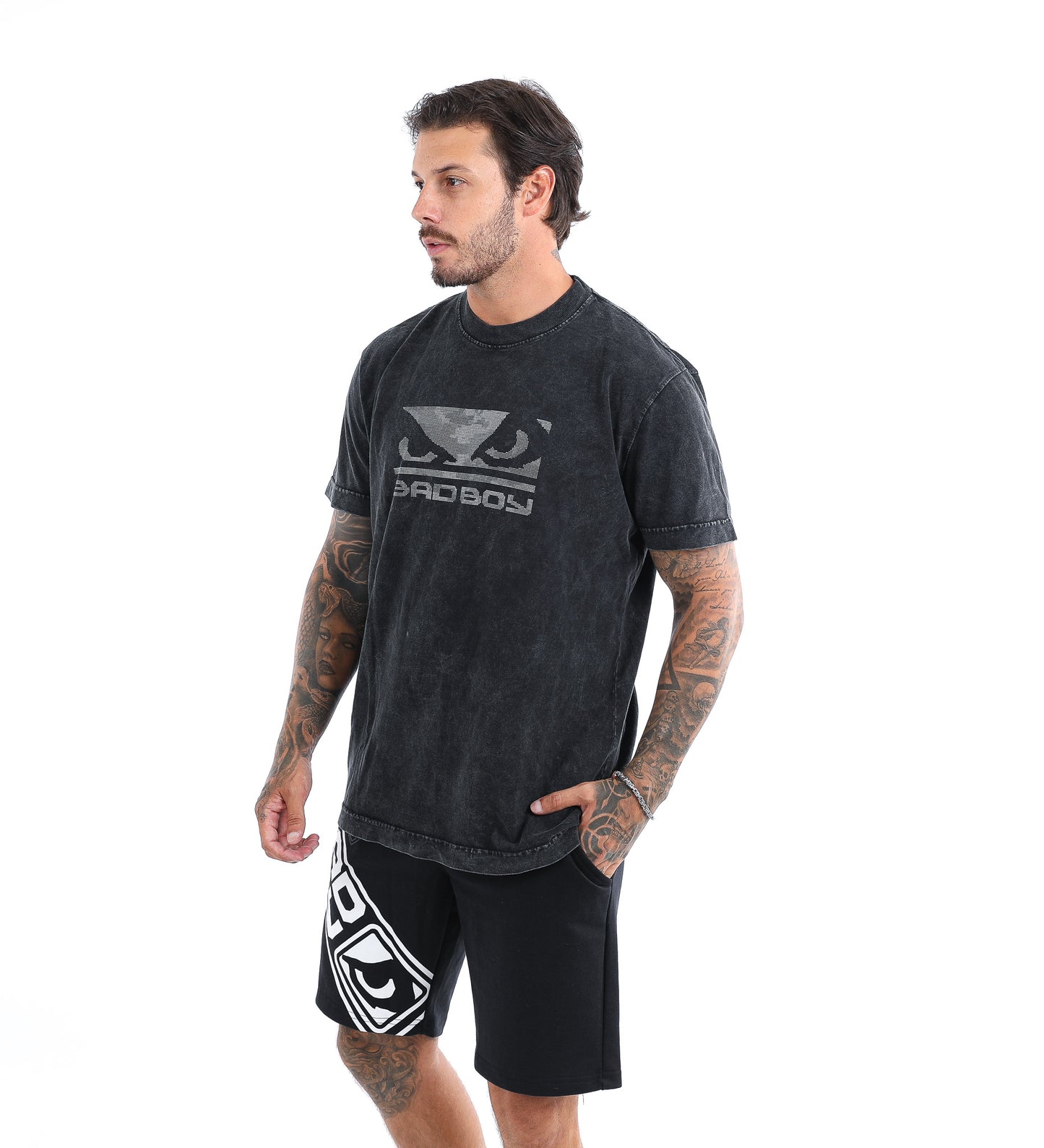 Camiseta Oversized Bad Boy Marble I
