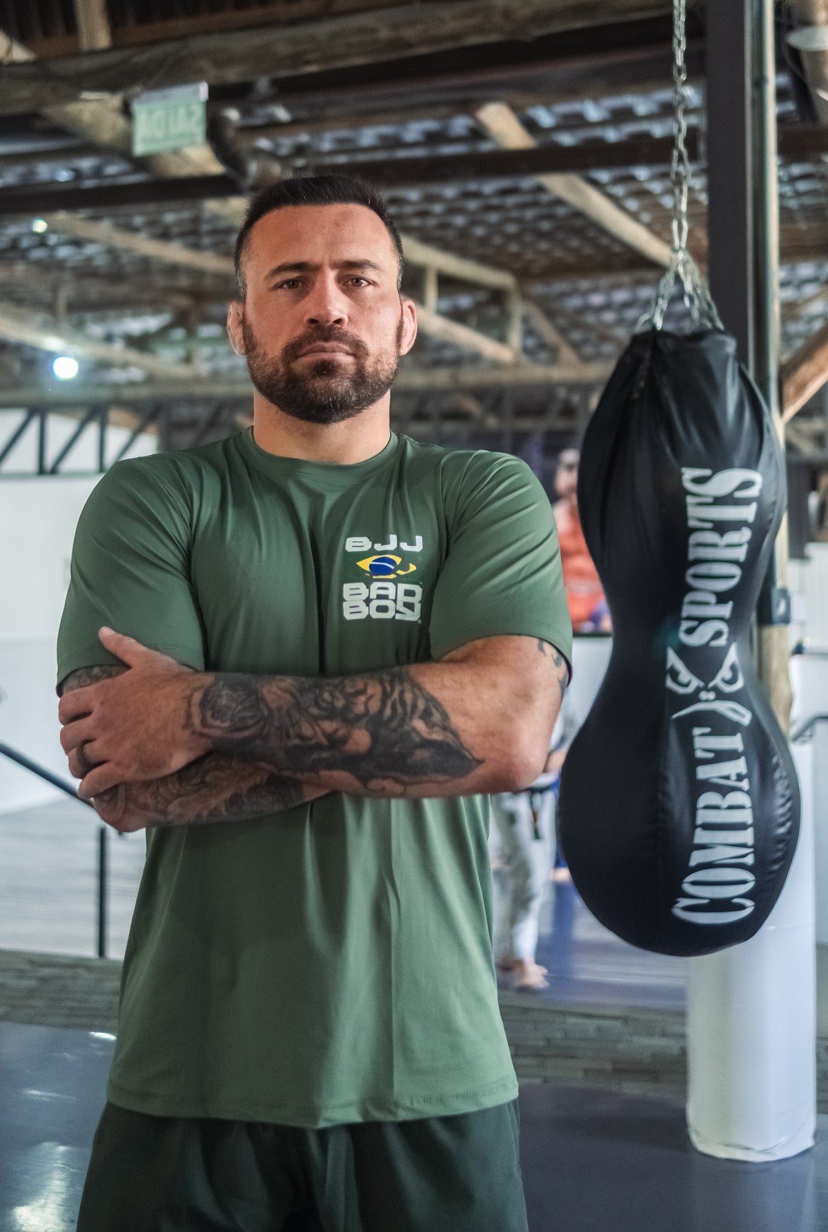 Camiseta Sport Dry Fit Bad Boy El Face Olive