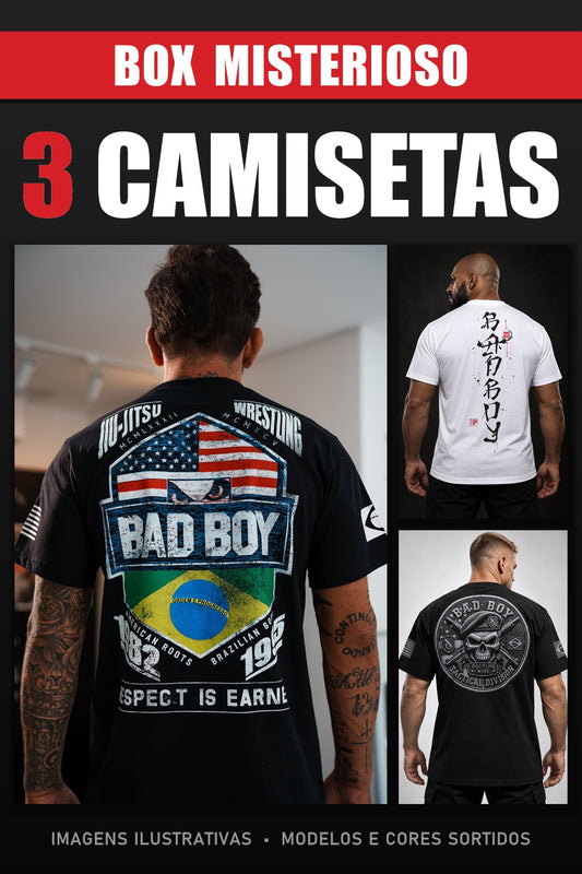 Box Misterioso 3 Camisetas Estampadas