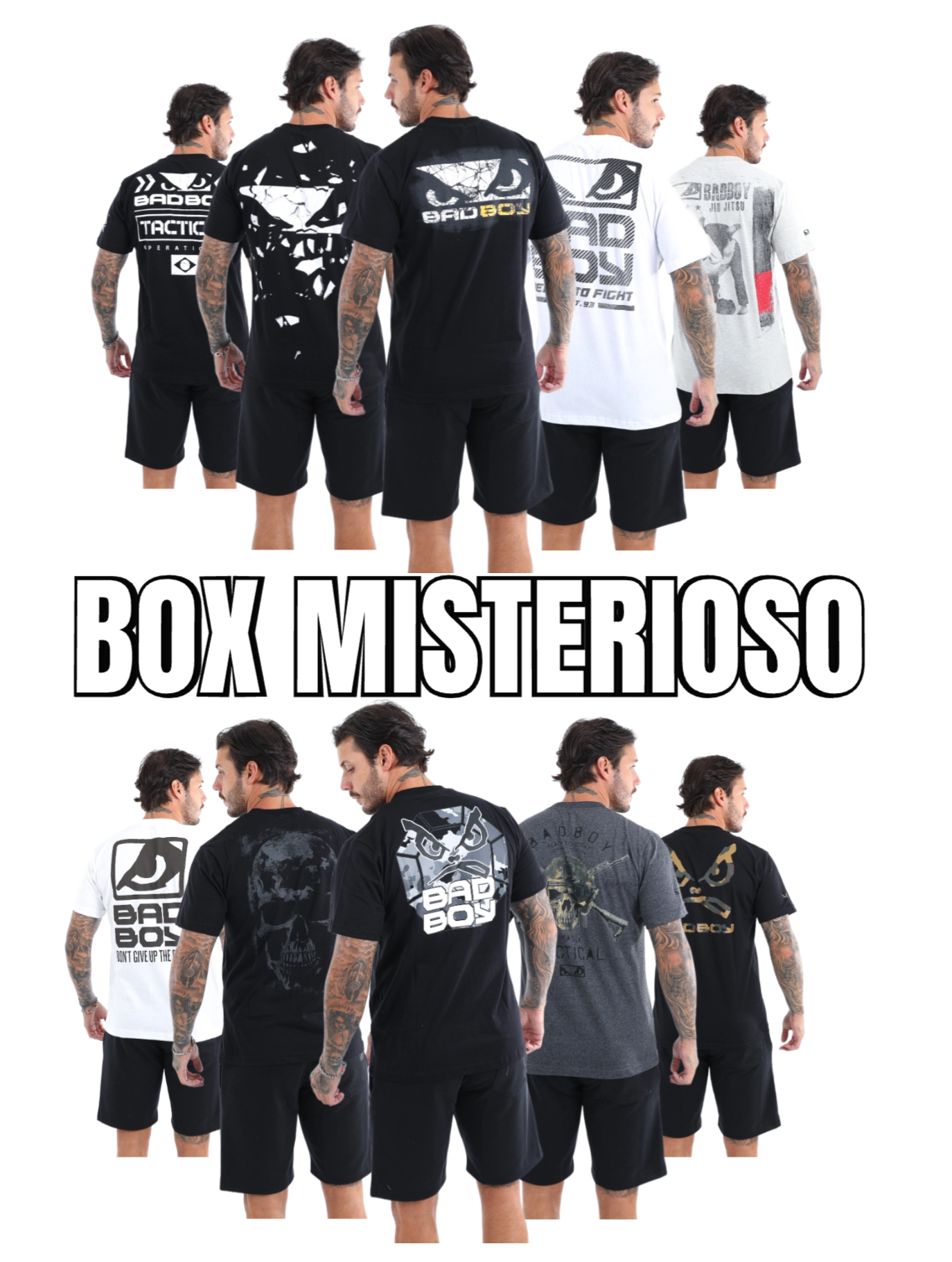 Box Misterioso II Bad Boy 3 Camisetas