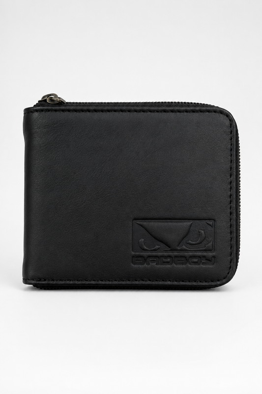 Carteira de Couro Bad Boy Essential Preto