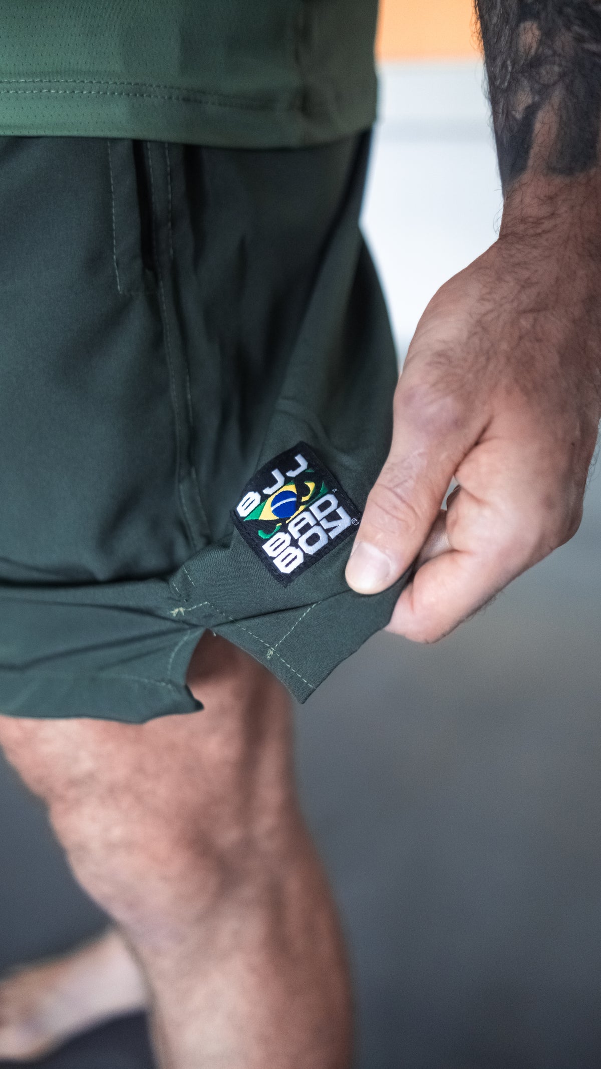 Shorts Bad Boy BJJ Olive