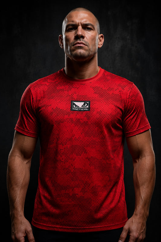 Camiseta Bad Boy Camo Cor Vermelho